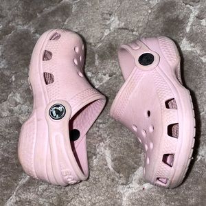 Pink Crocs